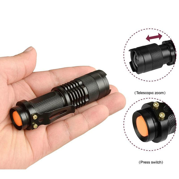 Mini Tactical Flashlight Free + Shipping