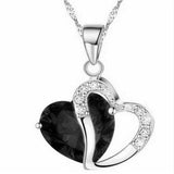 Pendant Necklace - Heart Crystal