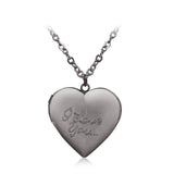 Polished Heart Pendant Necklace (Locket)